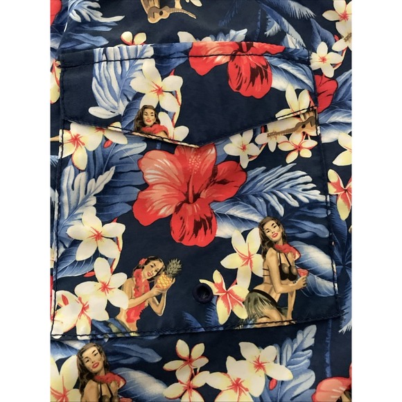 Tommy Bahama Swim Trunks Mens XXL Rare Luau‎ Hoola Girl Shorts 36"-44"x6" - Picture 10 of 11
